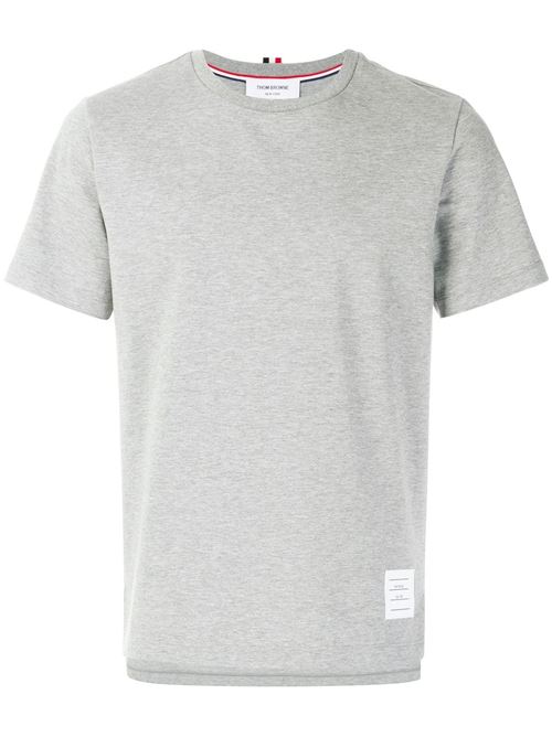 T-shirt con spacco laterale THOM BROWNE | MJS067A00042055